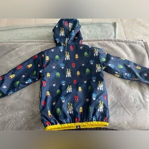 Boys size 6 Marvel comics spring/rain jacket